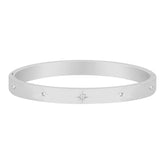 BohoMoon Stainless Steel Twilight Bracelet Silver