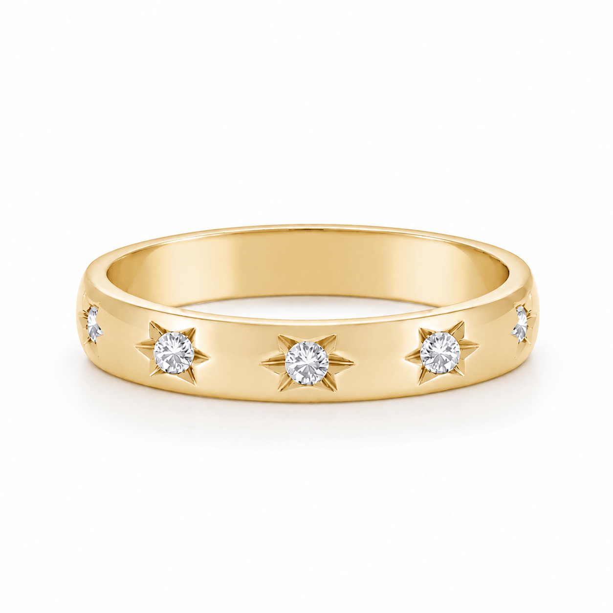 Bohomoon Stainless Steel Twinkle Star Ring