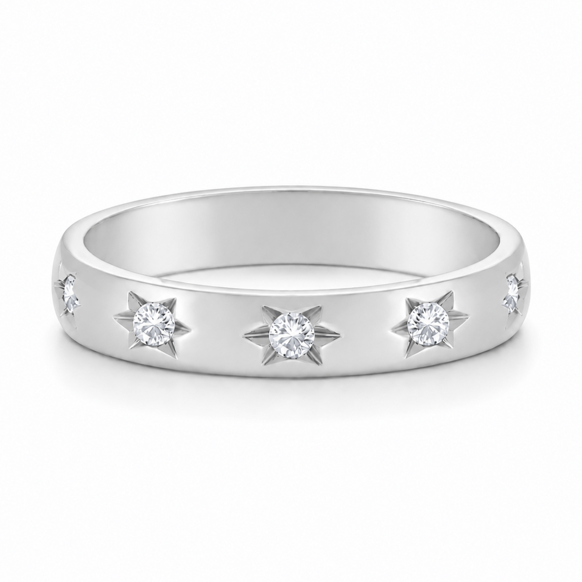 Bohomoon Stainless Steel Twinkle Star Ring