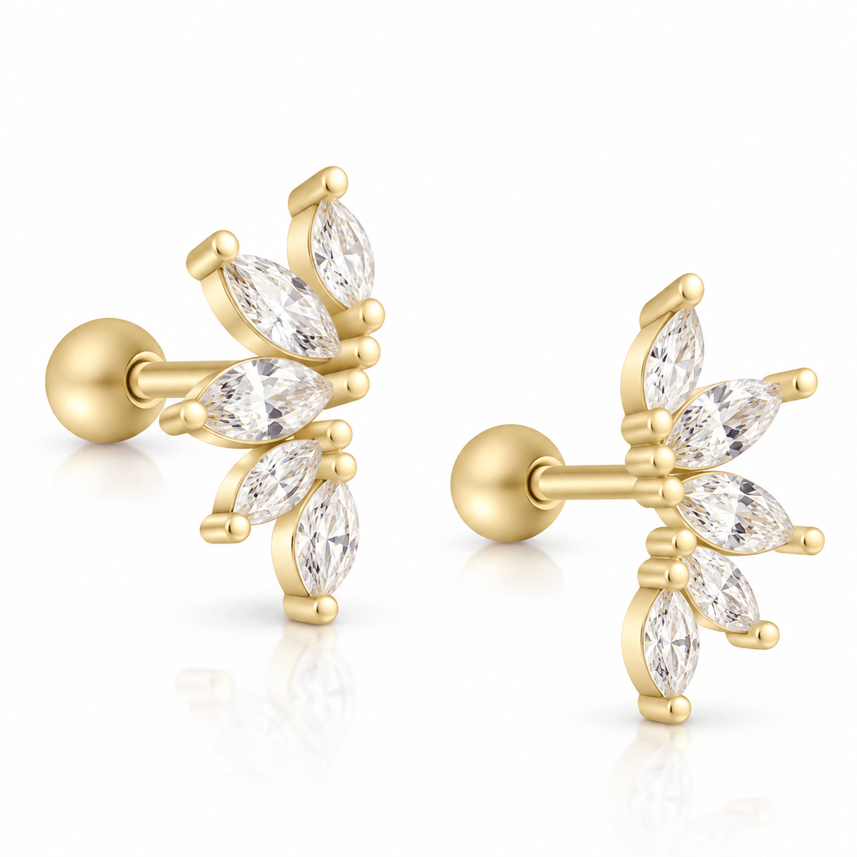 Bohomoon Stainless Steel Valdez Stud Earrings