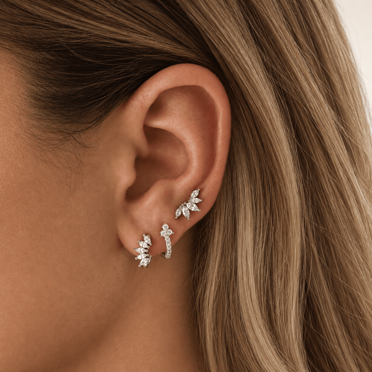 Bohomoon Stainless Steel Valdez Stud Earrings