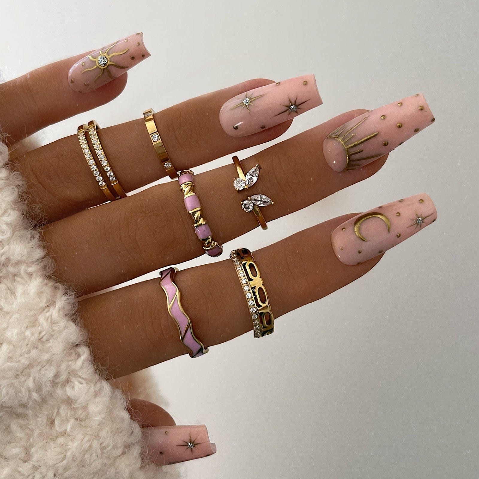 BohoMoon Stainless Steel Venus Ring