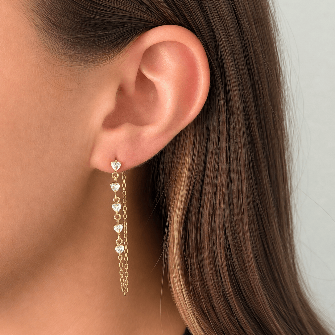 Bohomoon Stainless Steel Vida Stud Earrings