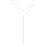 Bohomoon Stainless Steel Wren Layered Lariat Necklace