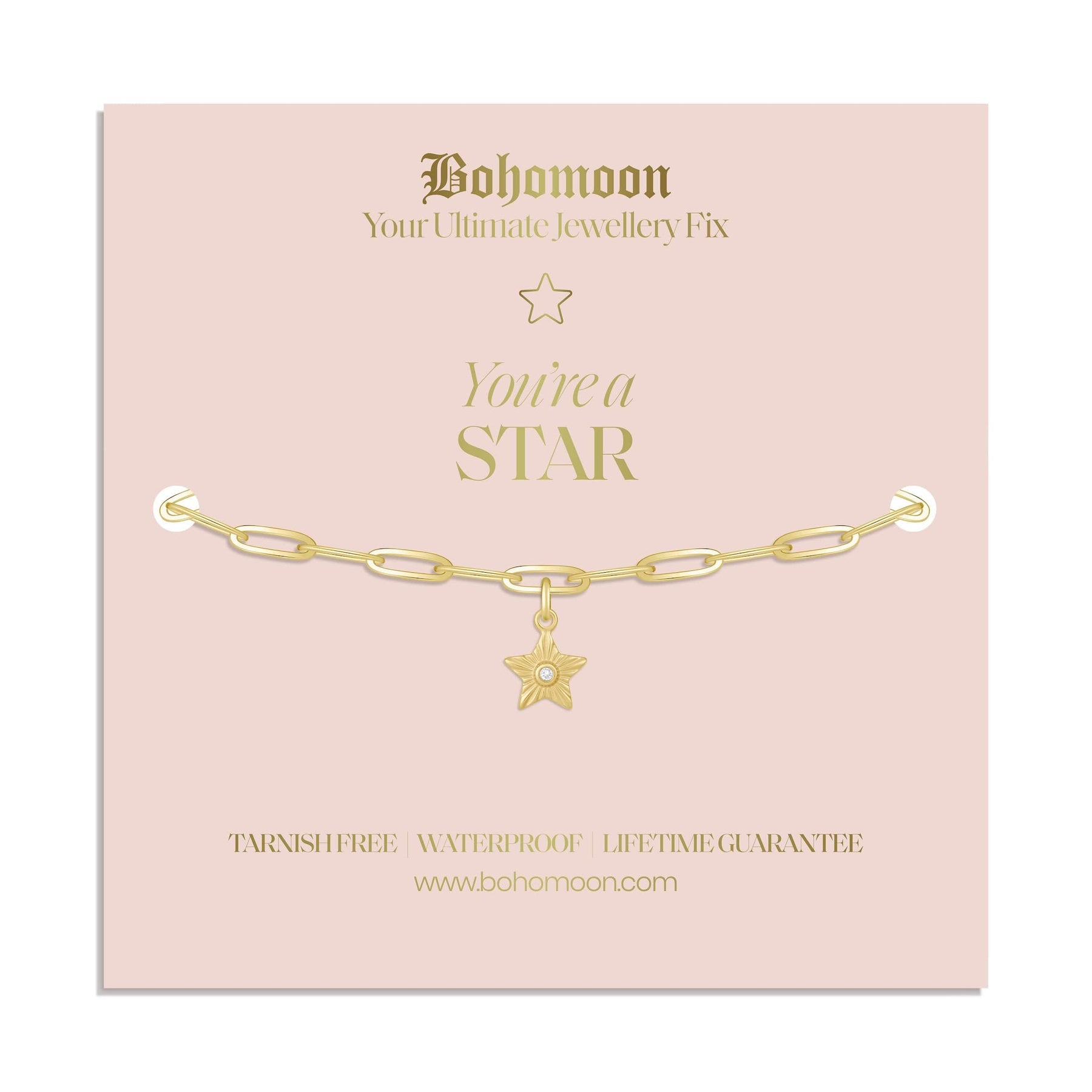 Bohomoon Stainless Steel You're A Star Bracelet