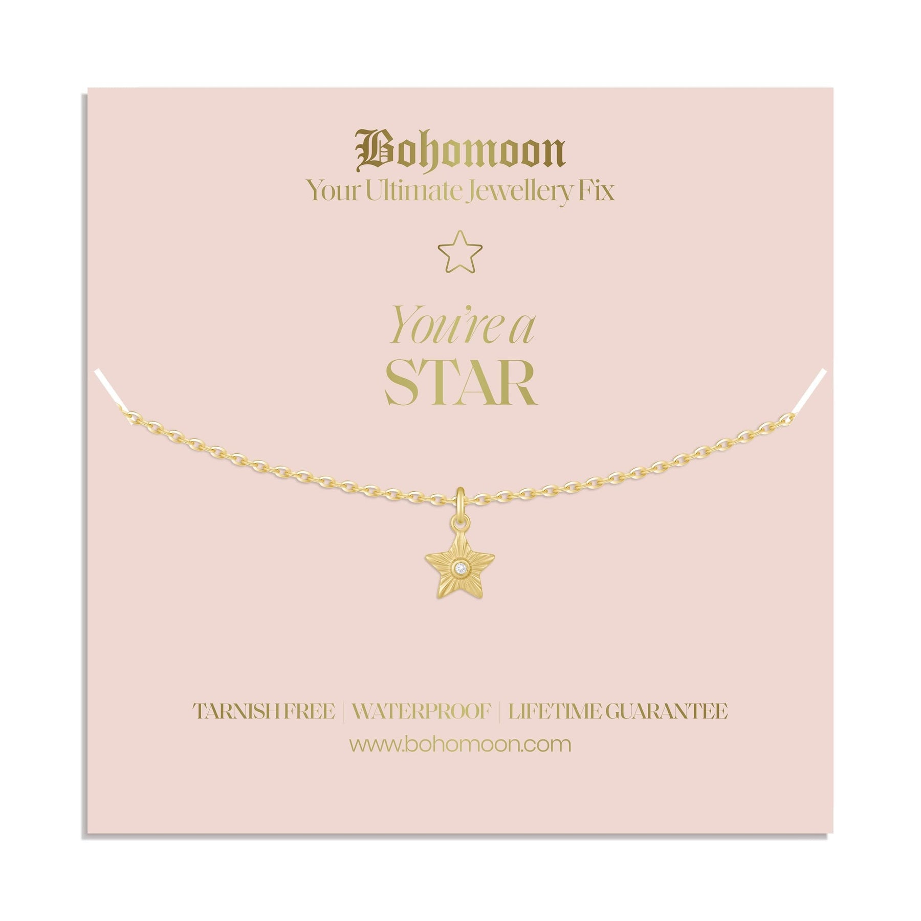 Bohomoon Stainless Steel You're A Star Necklace