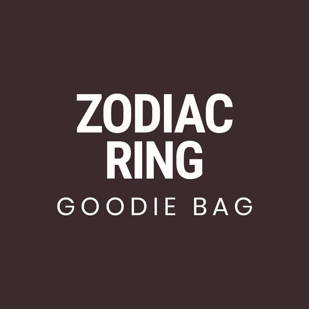 Bohomoon Stainless Steel Zodiac Ring Goodie Bag