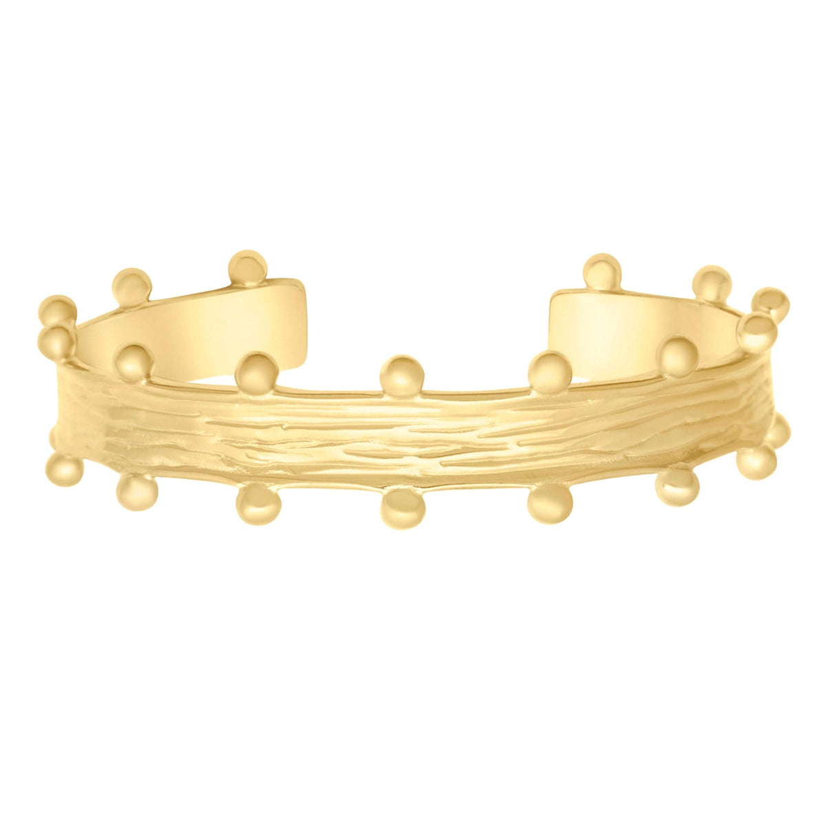 BohoMoon Stainless Steel Jordyn Cuff Bracelet Gold