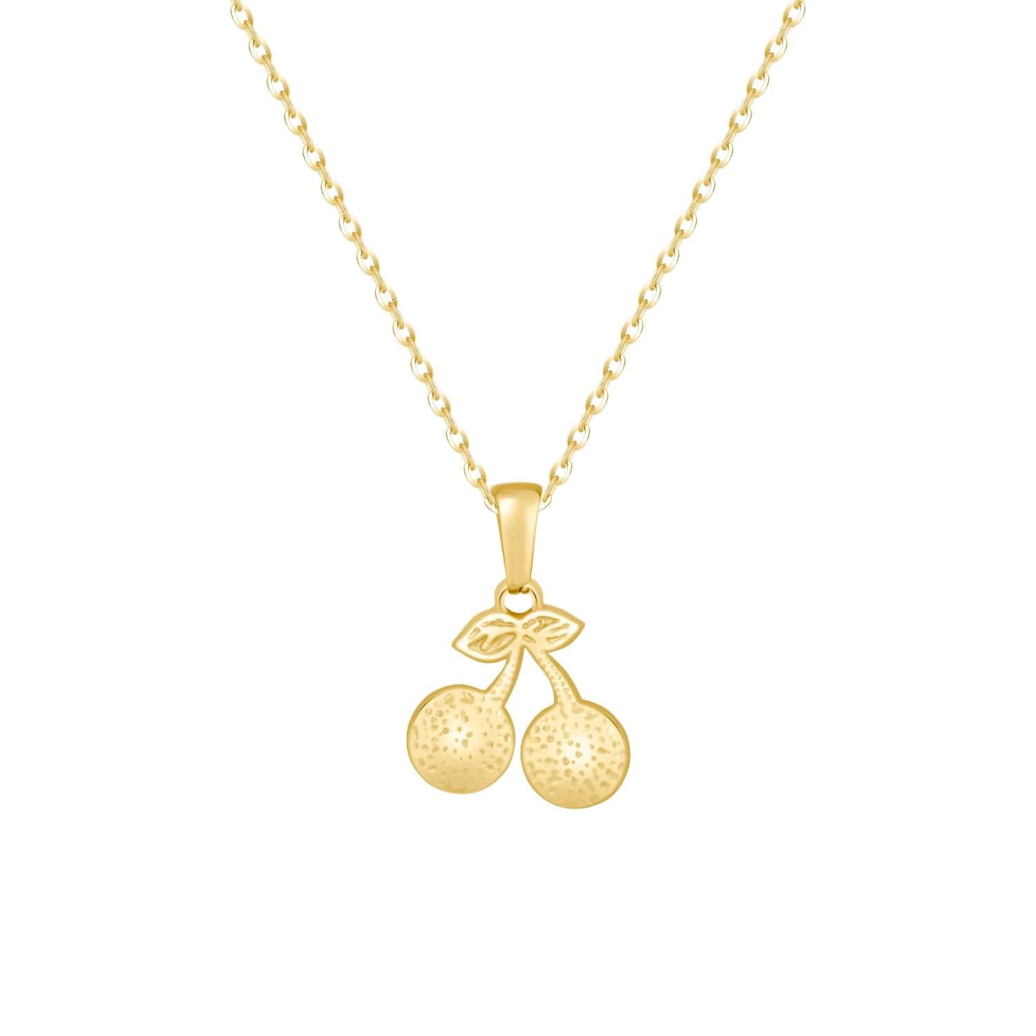 Bohomoon Stainless Steel Cherry Necklace
