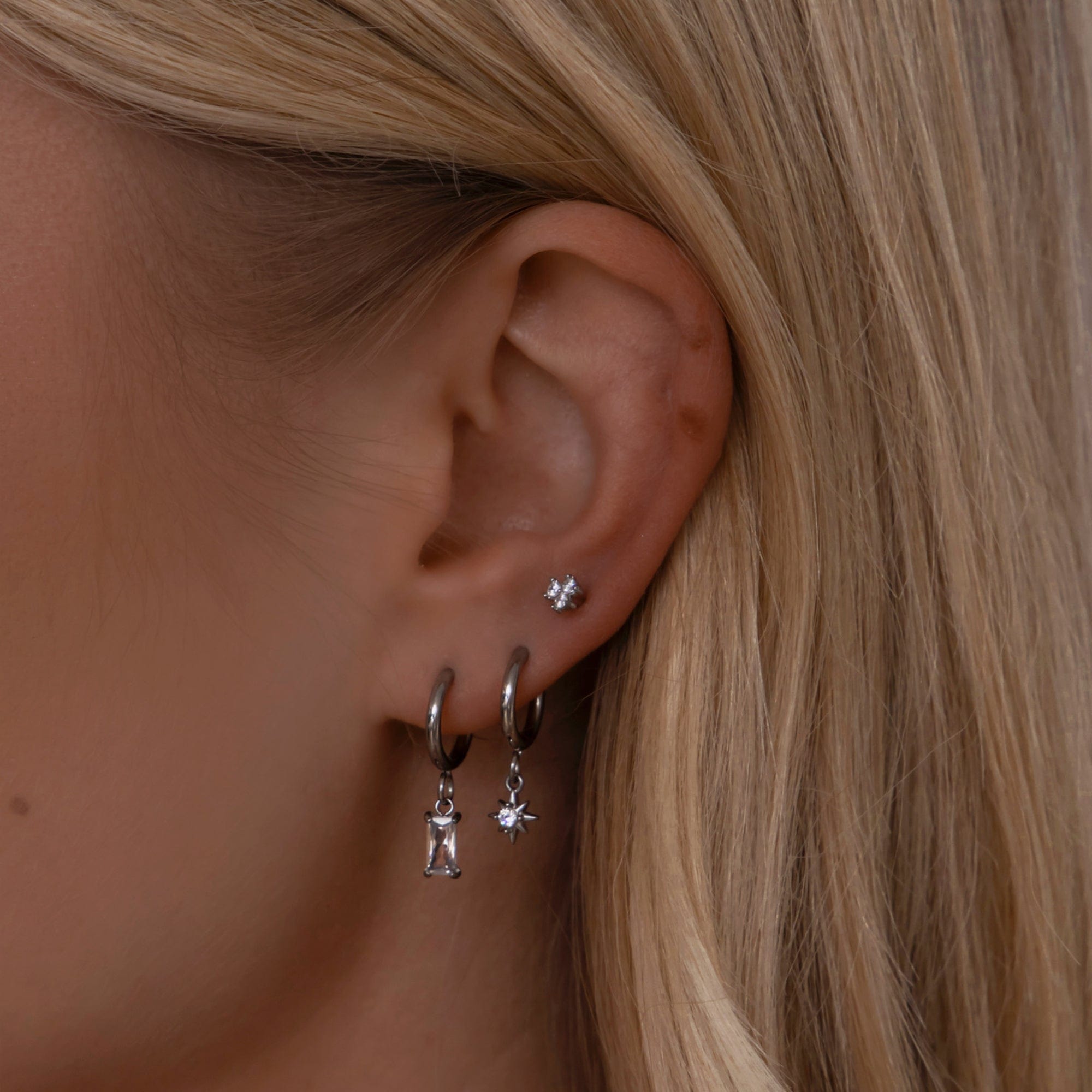 BohoMoon Stainless Steel Athena Hoop Earrings