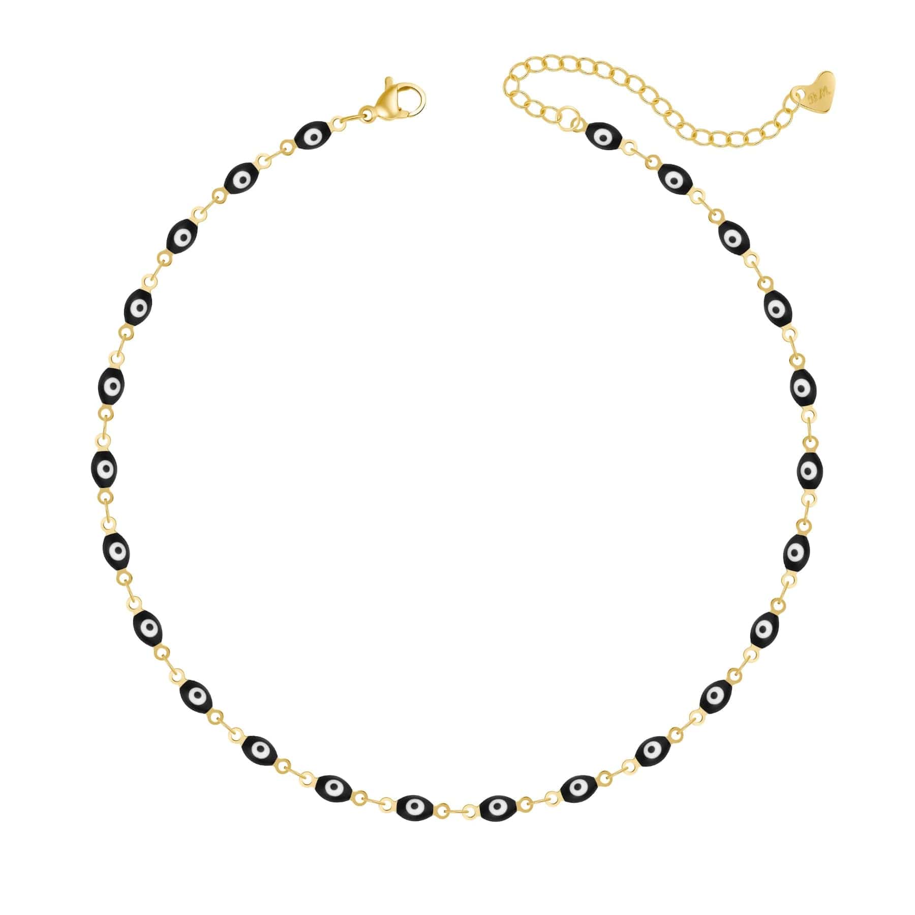 Bohomoon Stainless Steel Nazar Evil Eye Choker
