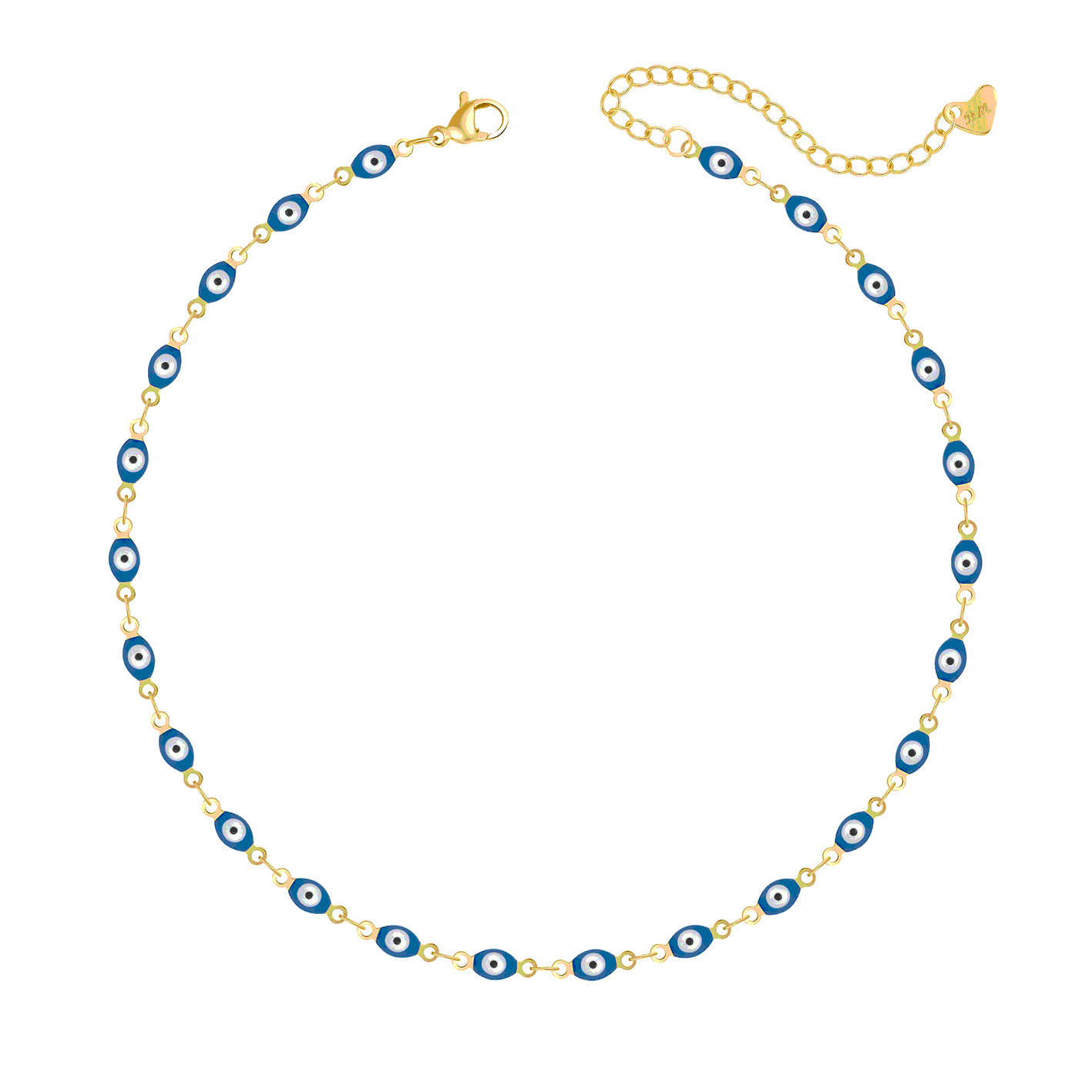 Bohomoon Stainless Steel Nazar Evil Eye Choker