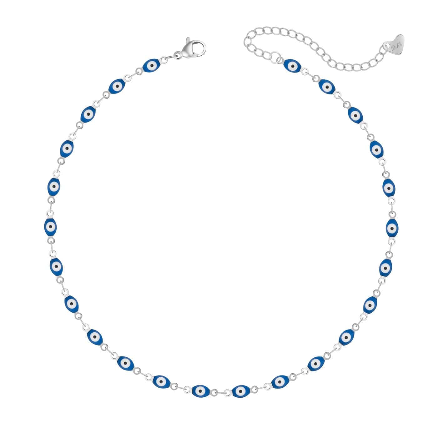 Bohomoon Stainless Steel Nazar Evil Eye Choker