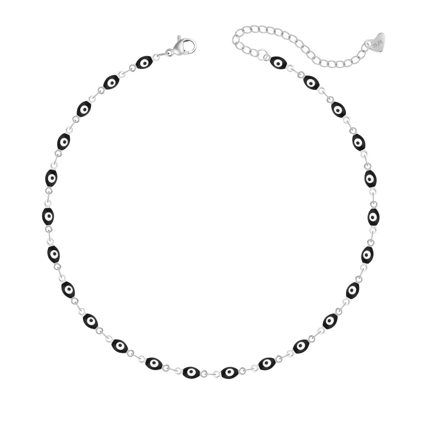 Bohomoon Stainless Steel Nazar Evil Eye Choker