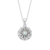 Bohomoon Stainless Steel Energy Opal Necklace