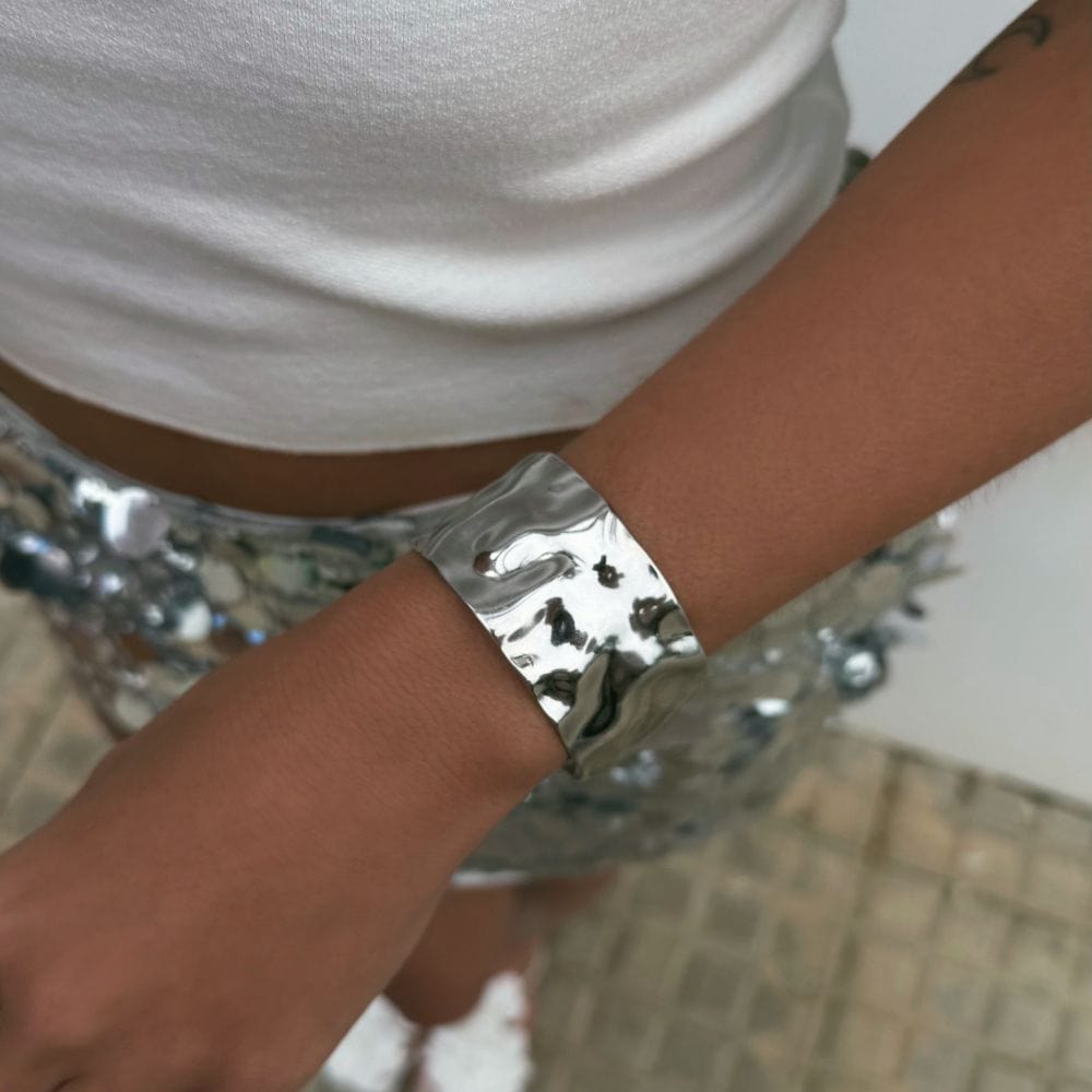 Bohomoon Stainless Steel Nixie Cuff Bracelet