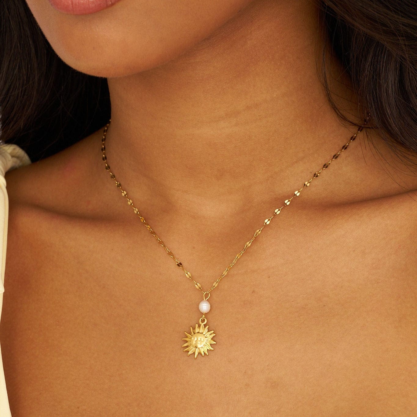 Bohomoon Stainless Steel Noelle Sun Necklace