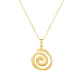 Bohomoon Stainless Steel Swirl Necklace