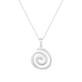 Bohomoon Stainless Steel Swirl Necklace