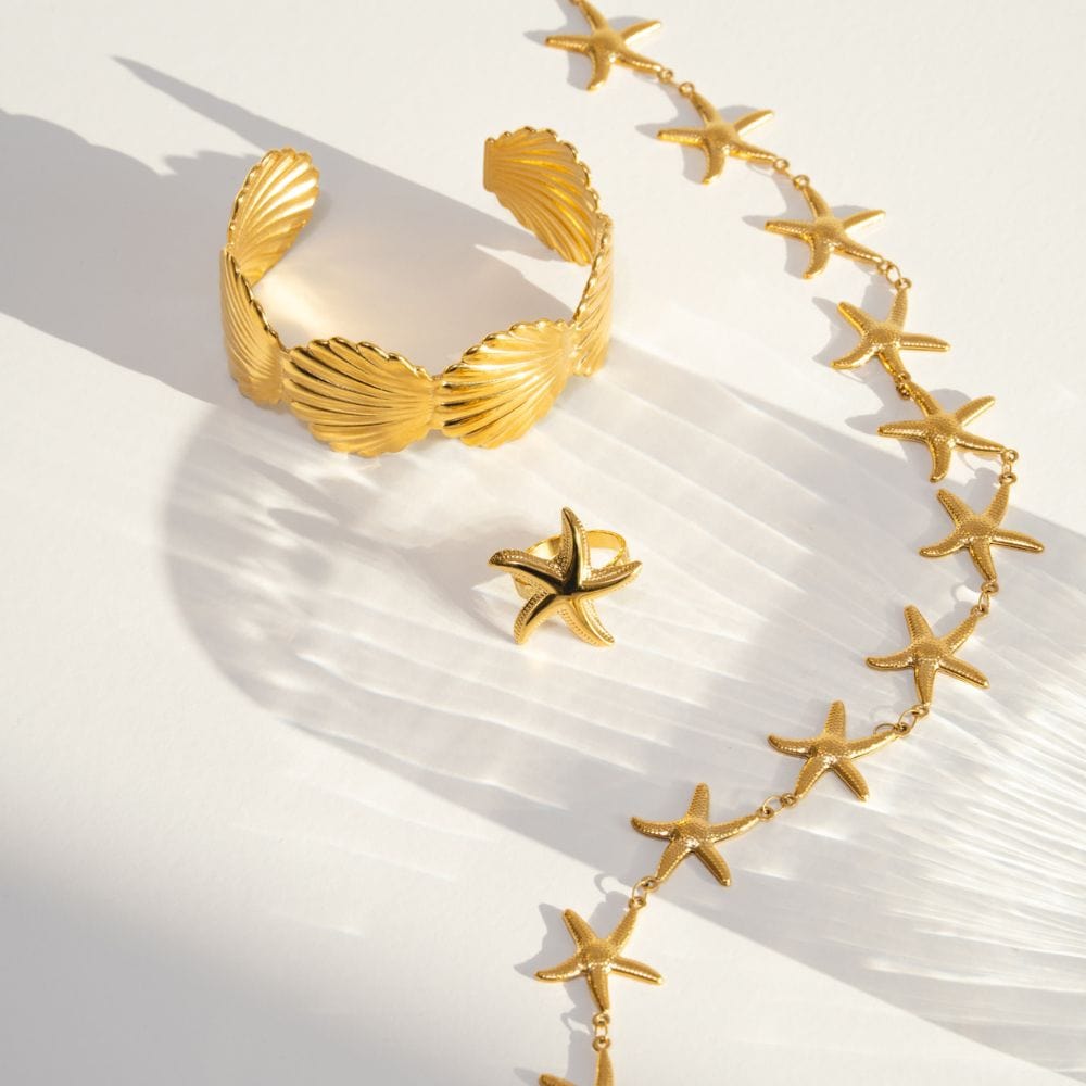 Bohomoon Stainless Steel Tahiti Starfish Necklace