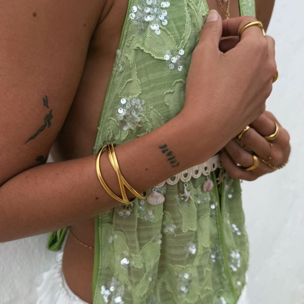 Bohomoon Stainless Steel Toronto Cuff Bracelet