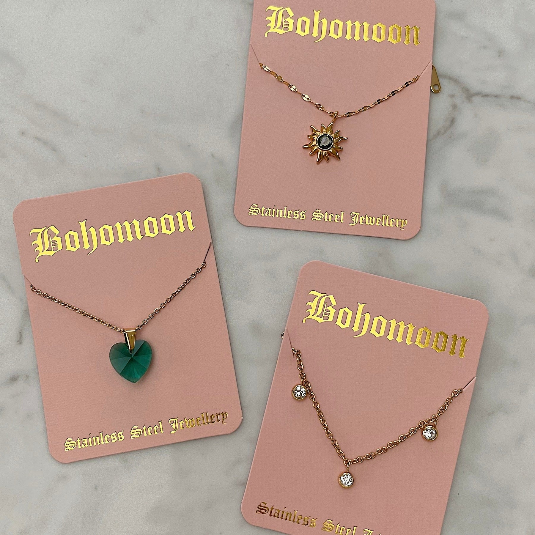 BohoMoon Stainless Steel Shine Necklace