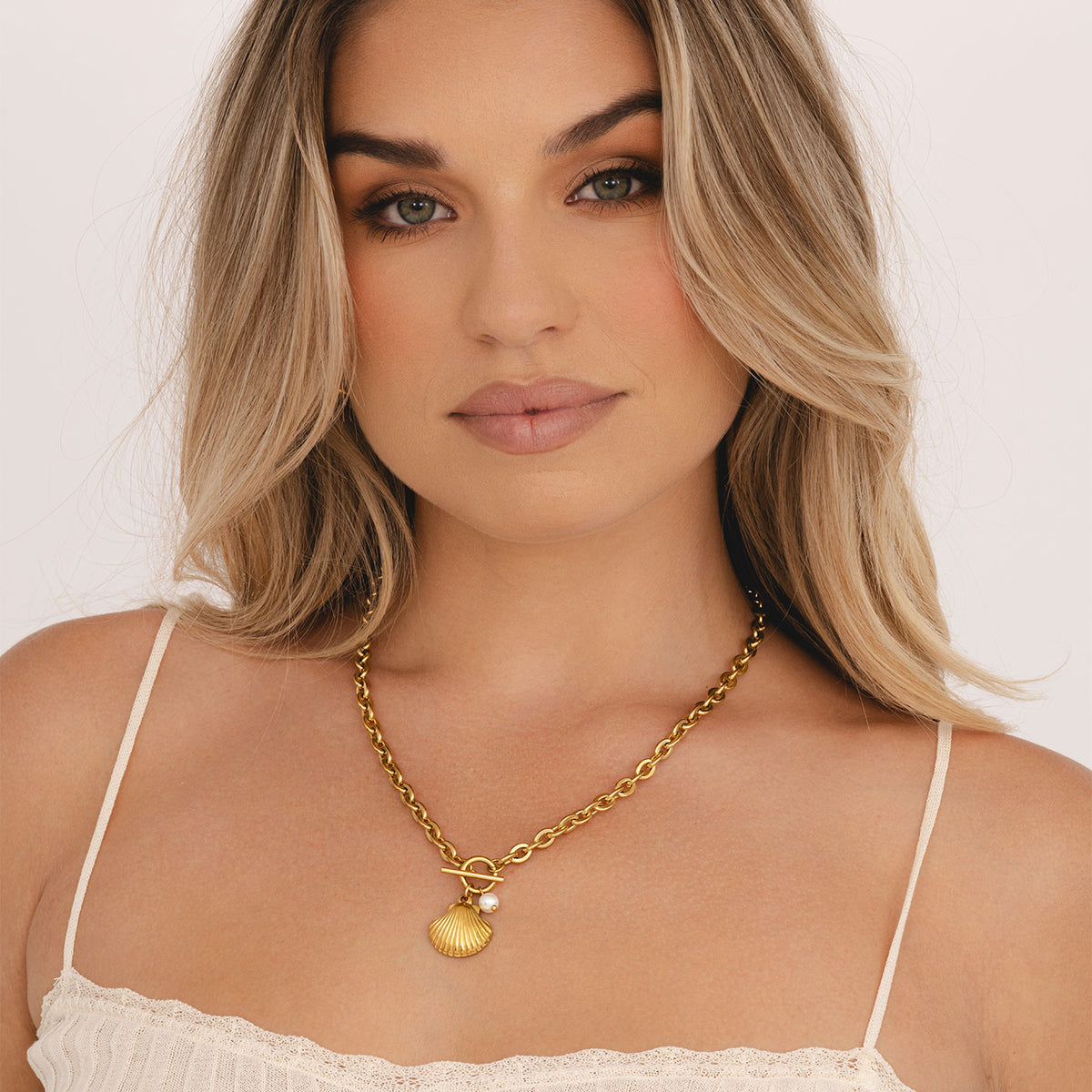 Monaco Pearl TBar Necklace