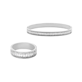 Bohomoon Stainless Steel Alexa Jewellery Set Silver