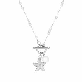 Bohomoon Stainless Steel Aloha Pearl Necklace