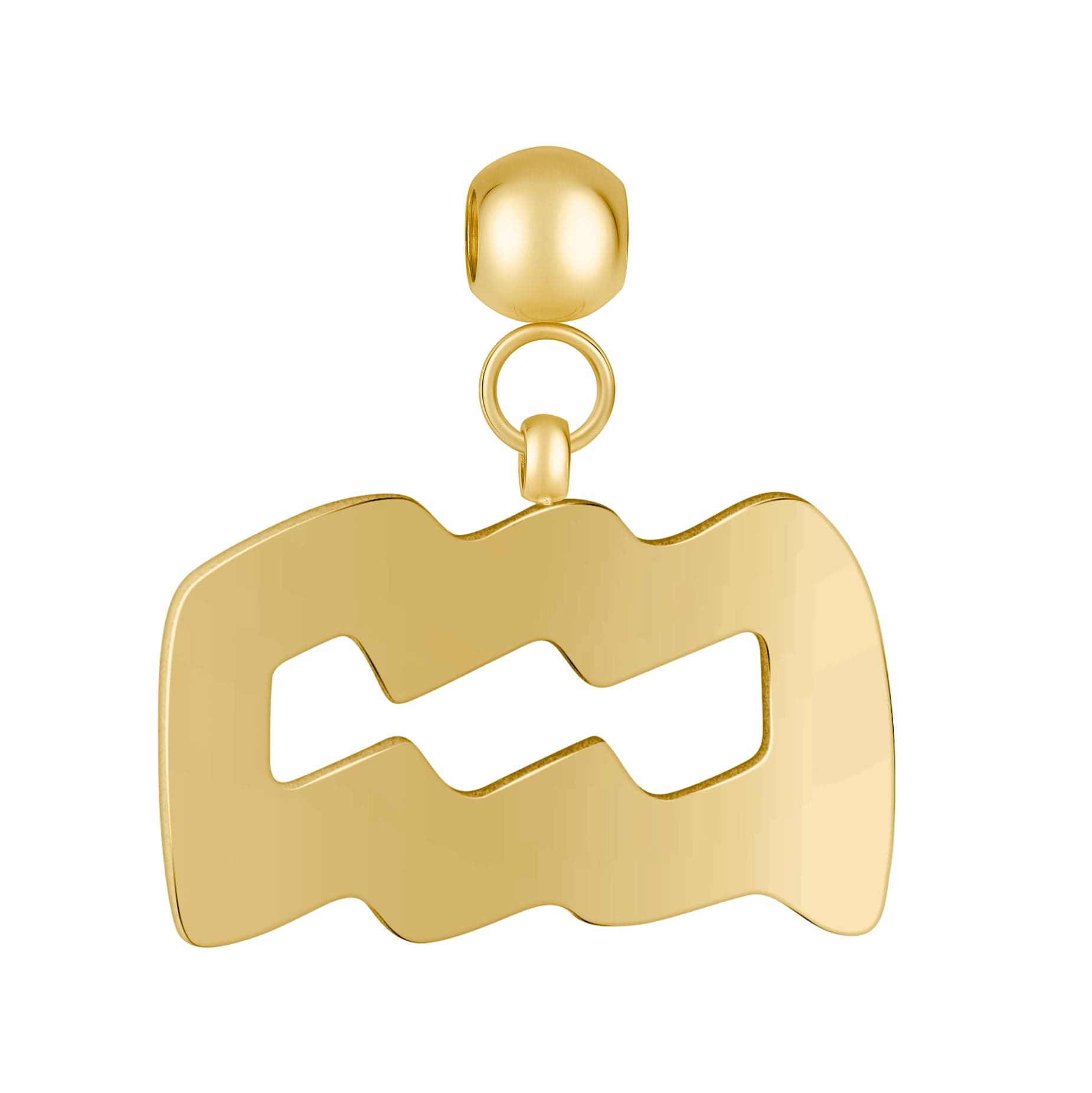 Bohomoon Stainless Steel Aquarius Charm