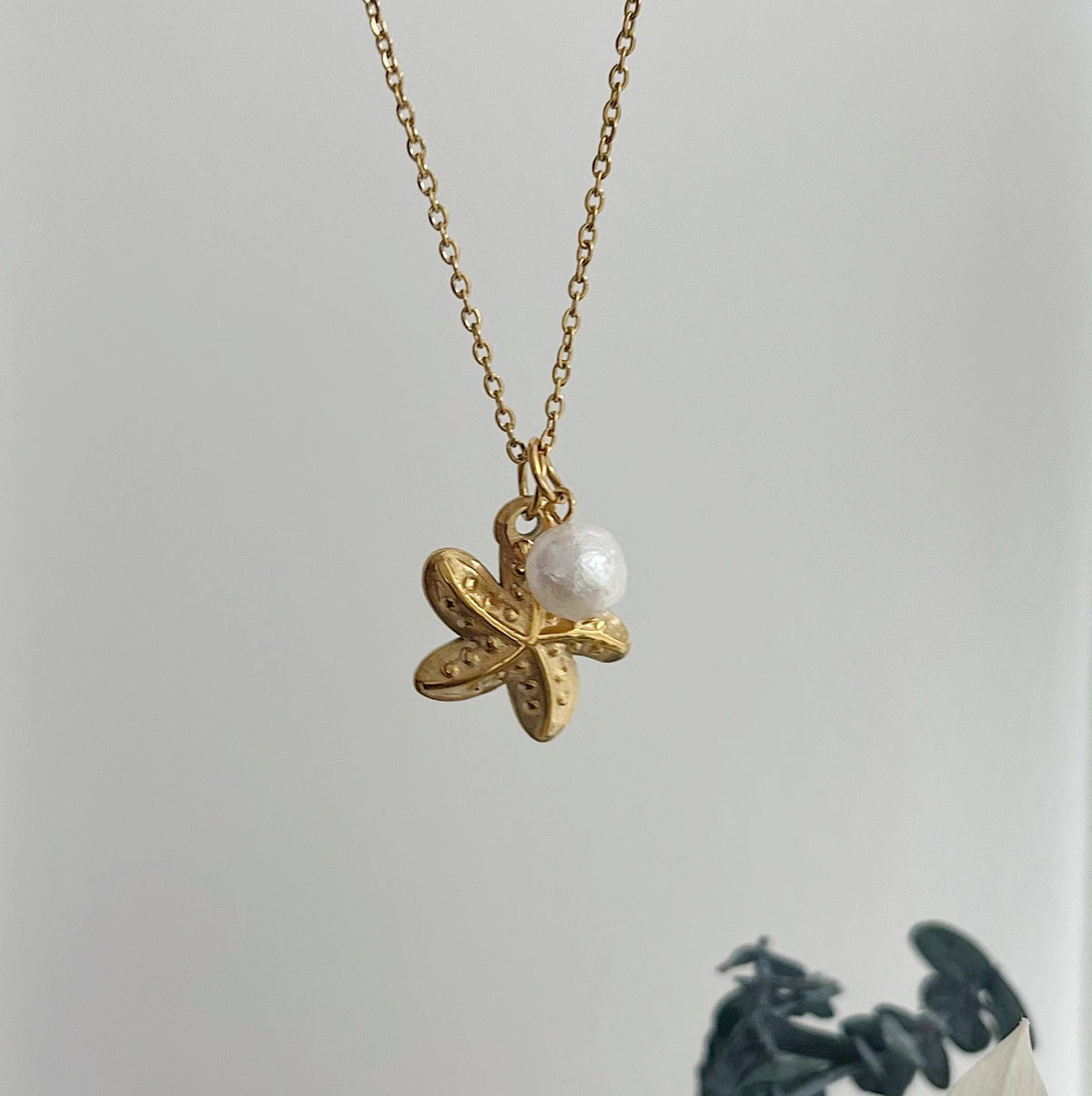 Bohomoon Stainless Steel Ariella Pearl Necklace