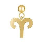 Bohomoon Stainless Steel Aries Charm