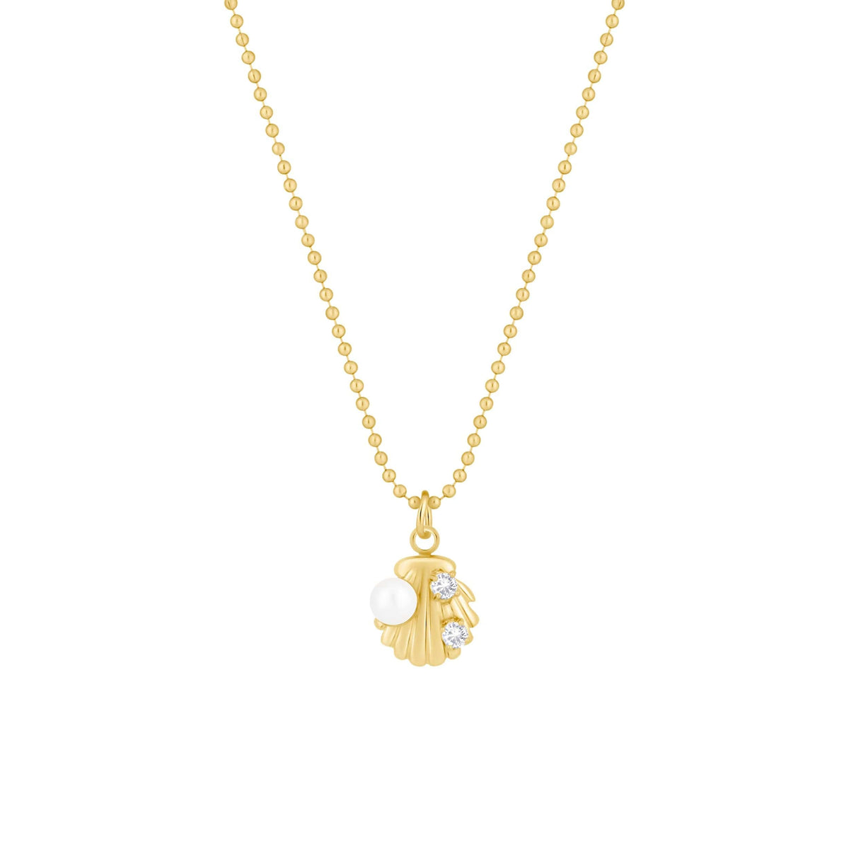 Bohomoon Stainless Steel Baby Shell Necklace