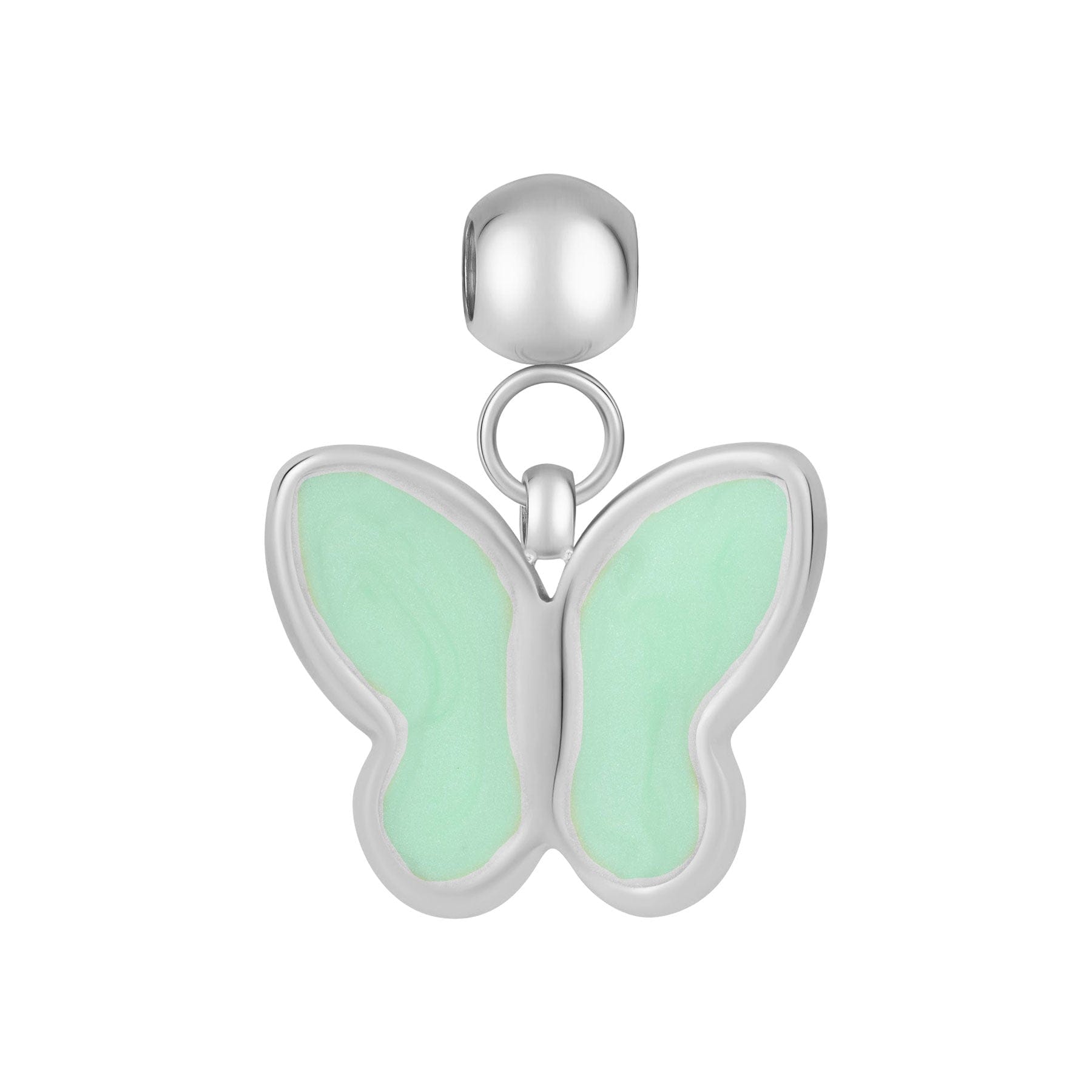 Bohomoon Stainless Steel Blue Butterfly Charm