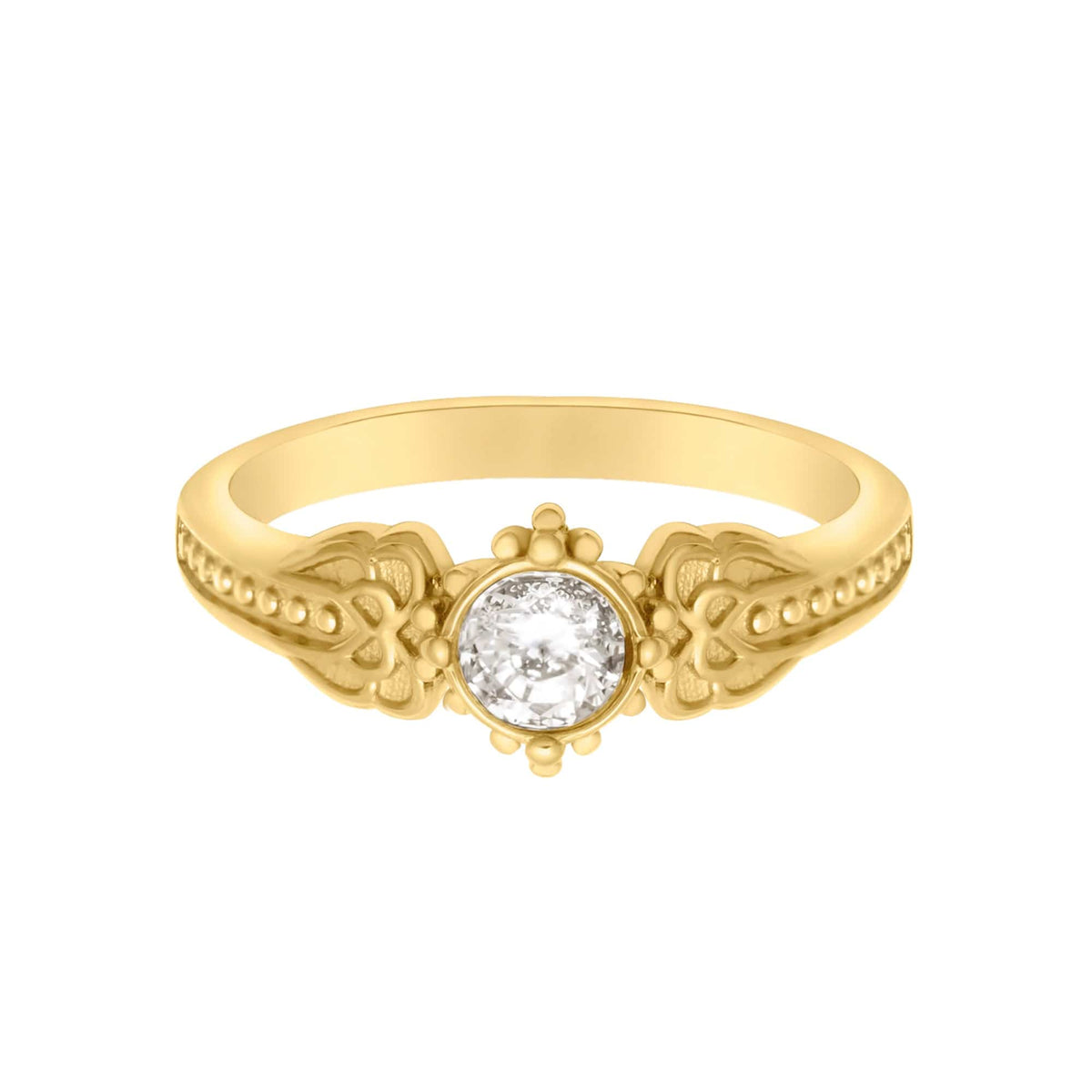 BohoMoon Stainless Steel Aaliyah Ring Gold / US 6 / UK L / EUR 51 (small)