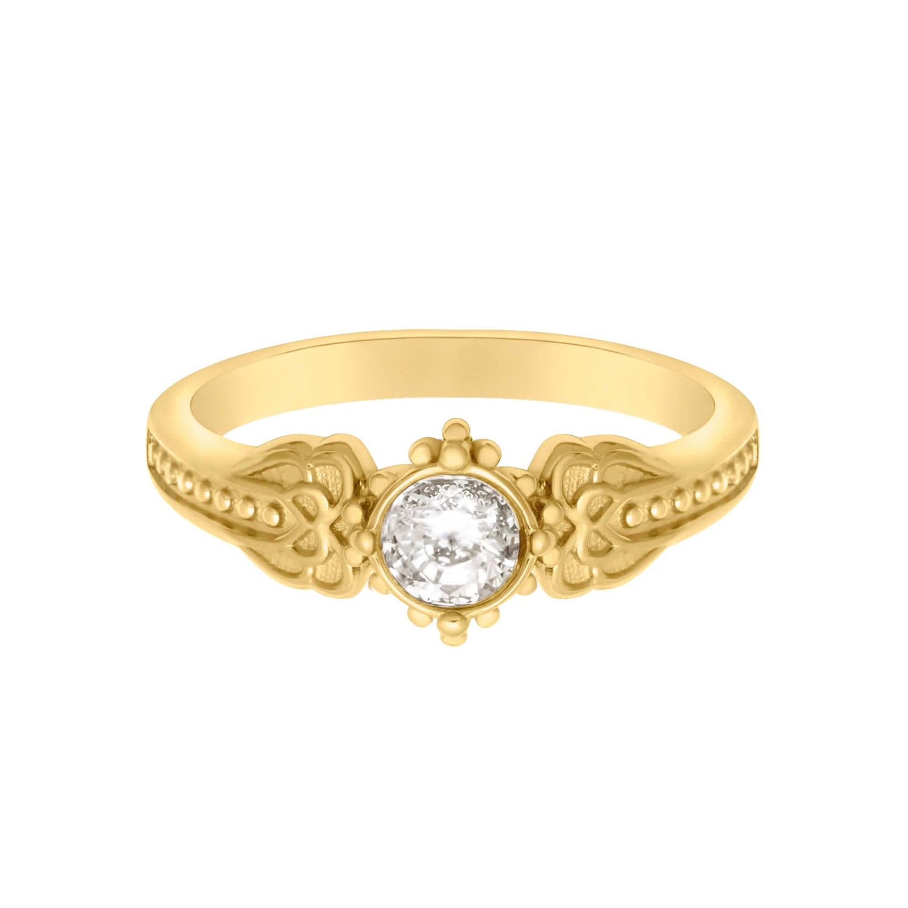 BohoMoon Stainless Steel Aaliyah Ring Gold / US 6 / UK L / EUR 51 (small)