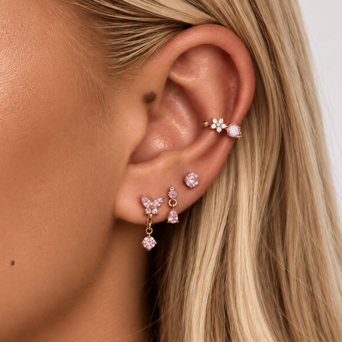 Bohomoon Stainless Steel Abbie Stud Earrings
