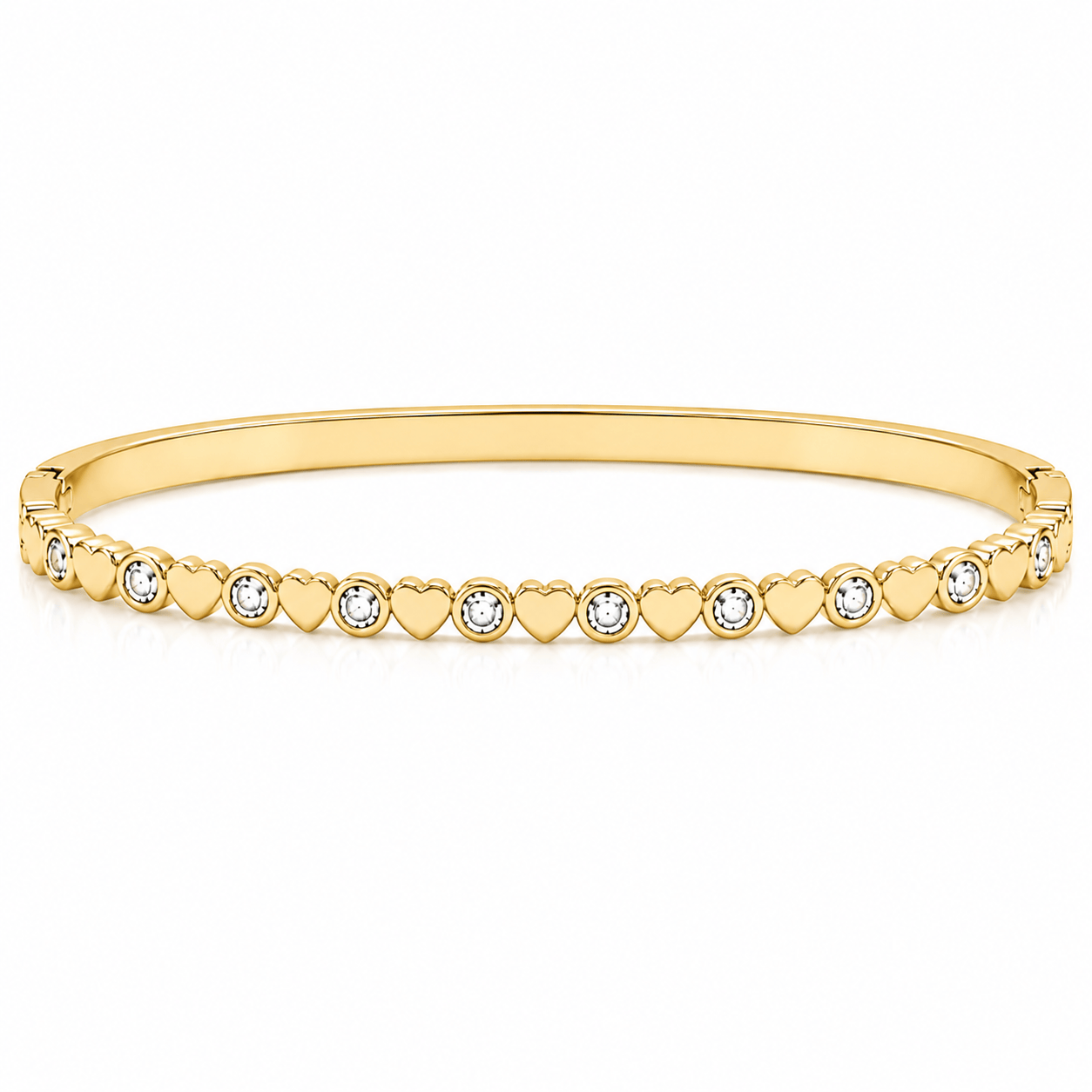 Bohomoon Stainless Steel Adoration Heart Bracelet