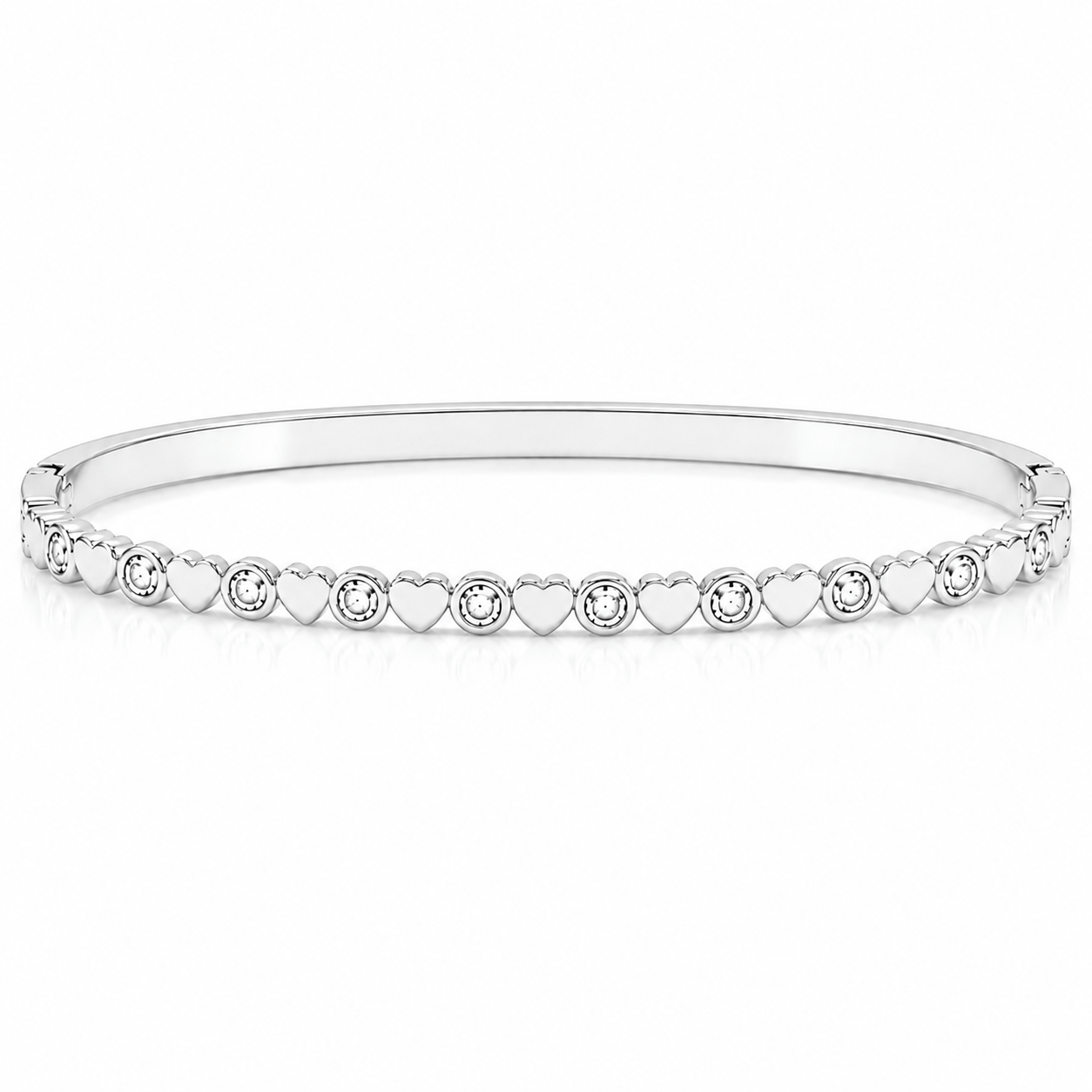 Bohomoon Stainless Steel Adoration Heart Bracelet