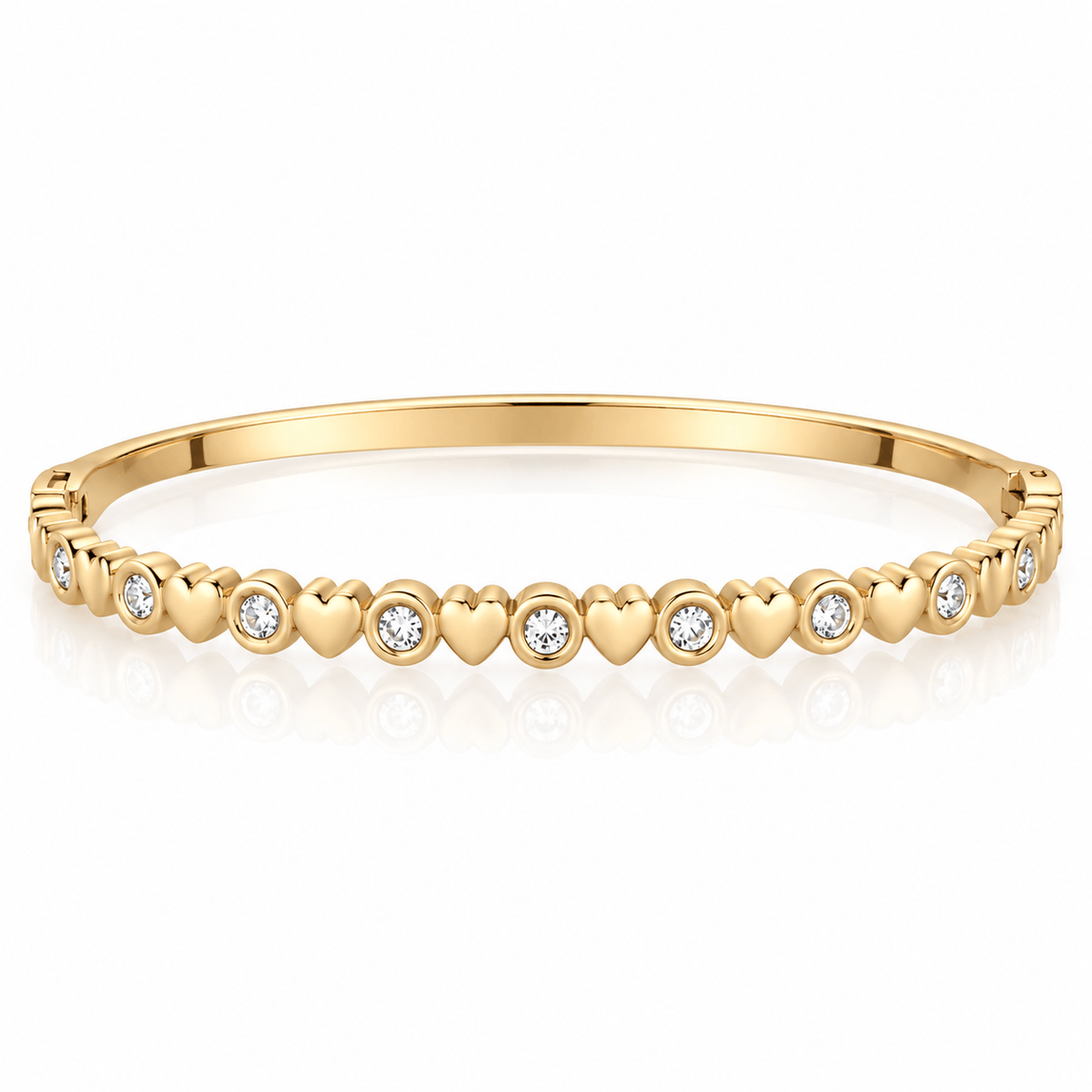 Bohomoon Stainless Steel Adoration Heart Bracelet