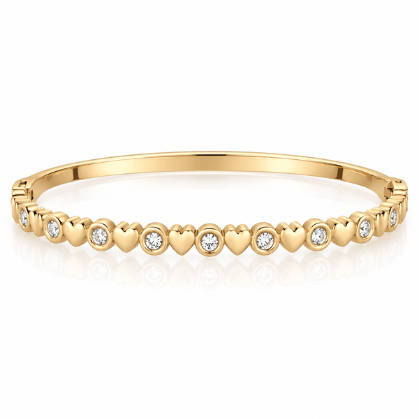 Bohomoon Stainless Steel Adoration Heart Bracelet