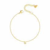 Bohomoon Stainless Steel Adore Me Initial Bracelet