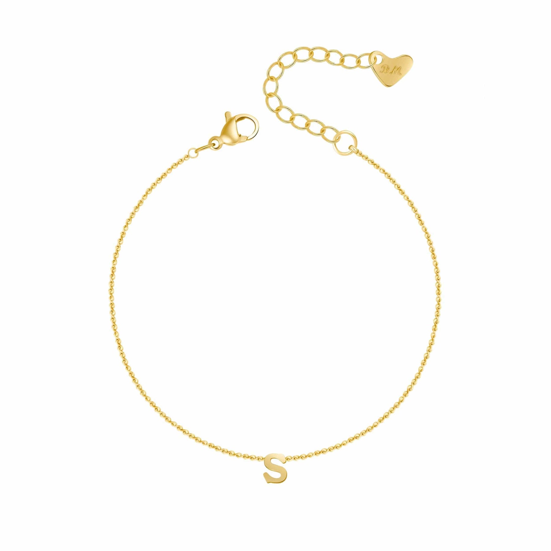 Bohomoon Stainless Steel Adore Me Initial Bracelet