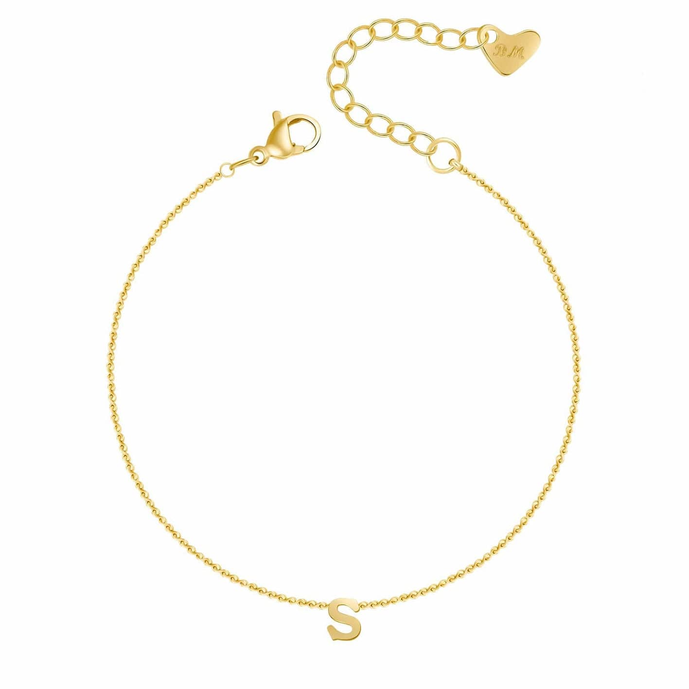 Bohomoon Stainless Steel Adore Me Initial Bracelet