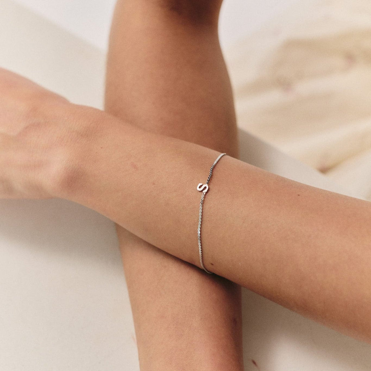 Bohomoon Stainless Steel Adore Me Initial Bracelet