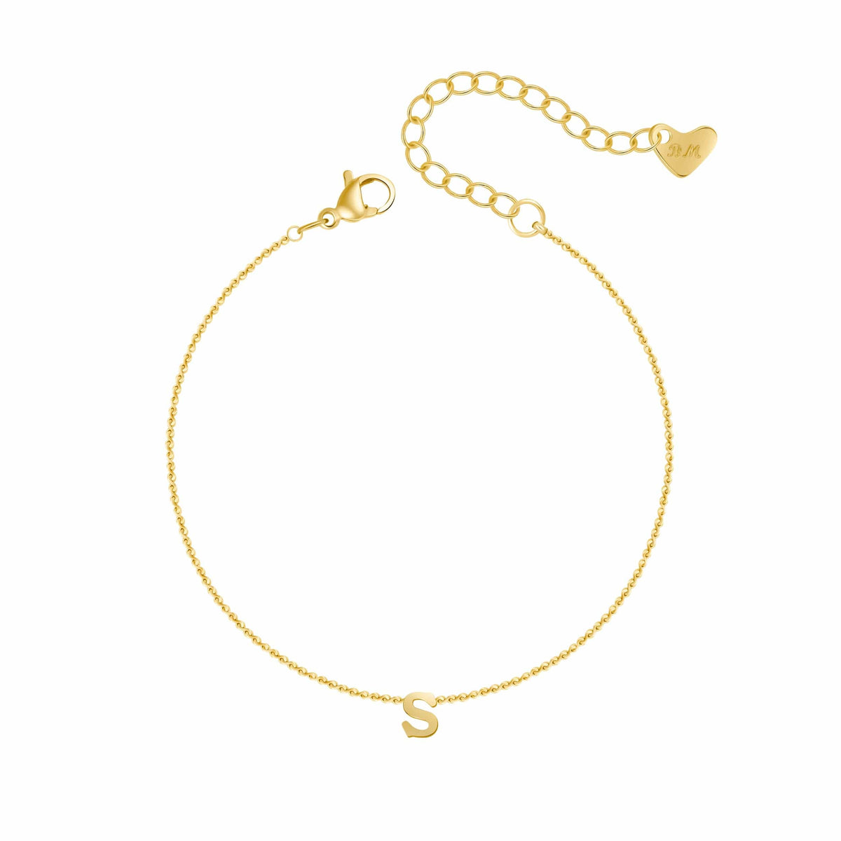 Bohomoon Stainless Steel Adore Me Initial Bracelet