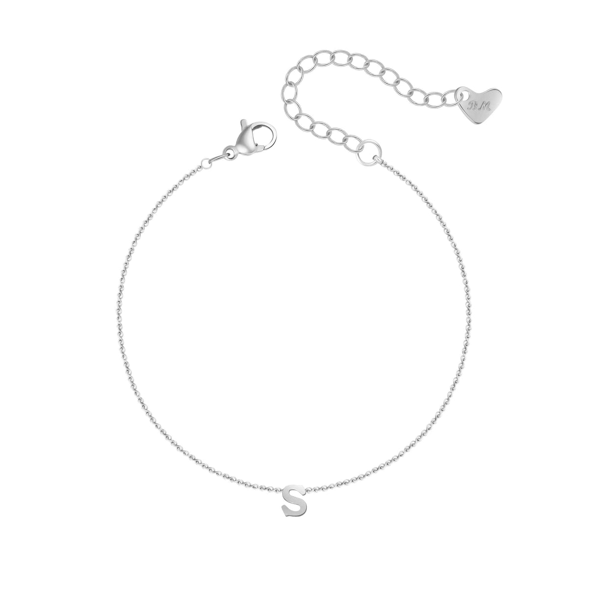 Bohomoon Stainless Steel Adore Me Initial Bracelet