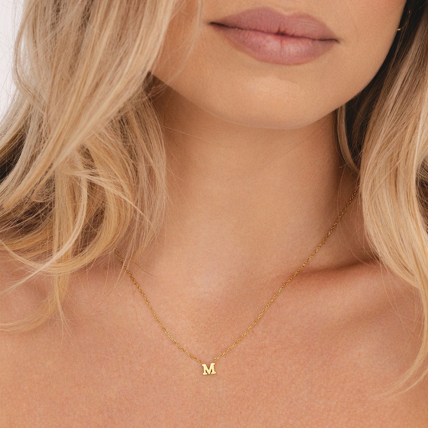 Bohomoon Stainless Steel Adore Me Initial Necklace