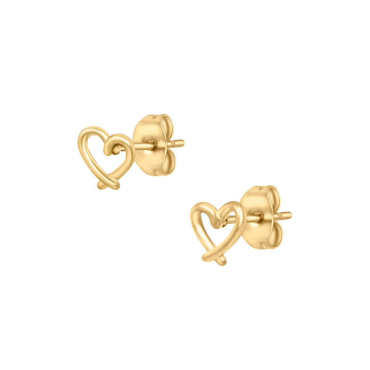 BohoMoon Stainless Steel Adorn Stud Earrings Gold