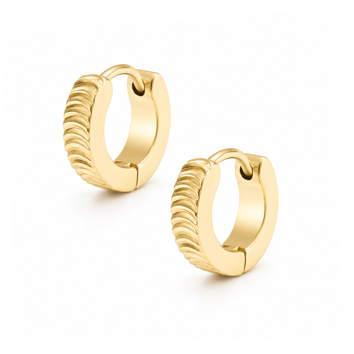 Aimee Huggie Hoop Earrings